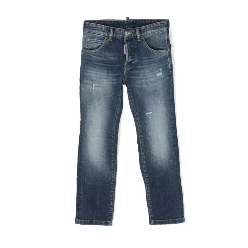 Dsquared2 , Jeans Stretch Sfumato ,Blue male, Sizes: