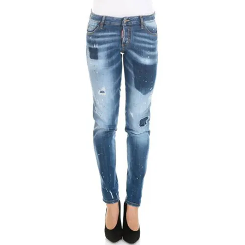 Dsquared2 , Jennifer Skinny Jeans ,Blue female, Sizes: