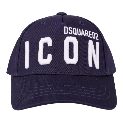 Dsquared2 , Kids Hat ,Blue unisex, Sizes: