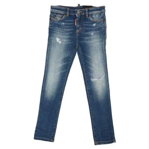 Dsquared2 , Kids Jeans ,Blue female, Sizes:
