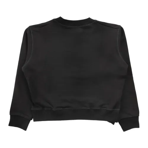 Dsquared2 , Kids Printed Crewneck Sweatshirt ,Black female, Sizes: