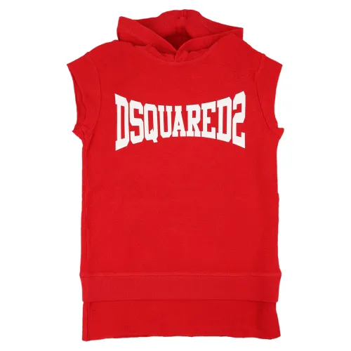 Dsquared2 , Kids Sweatshirt Dq0128D005U - Dq405 ,Red female, Sizes: