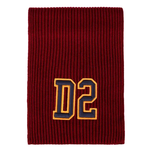 Dsquared2 , Kids Winter Scarf - Dq0479D00Wc - Dq400 ,Red male, Sizes: