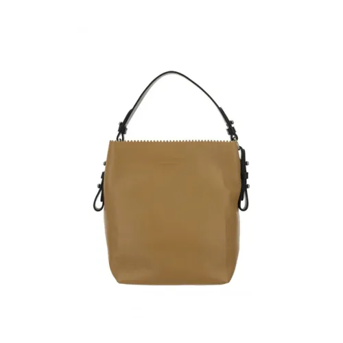 Dsquared2 , Leather Handbag - Fashion-forward Must-Have ,Beige female, Sizes: ONE SIZE