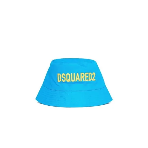 DSQUARED2 Logo Bucket Hat - Blue