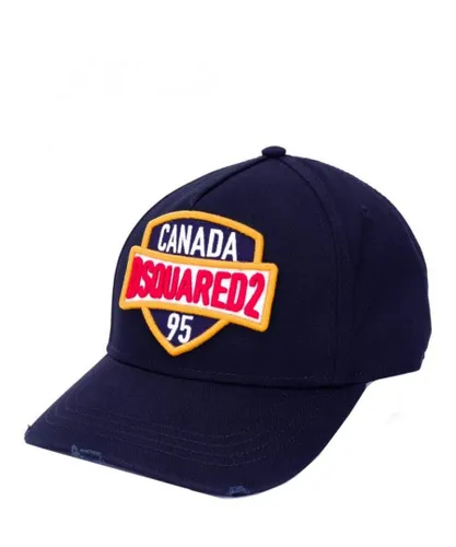 Dsquared2 Mens Canada 95 Cap Navy - One