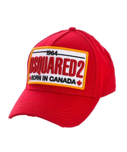 Dsquared2 Mens Cap with adjustable strap BMC0354-05C00001 man - Red - One