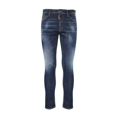 Dsquared2 , Men's Clothing Jeans Blue Ss23 ,Blue male, Sizes: