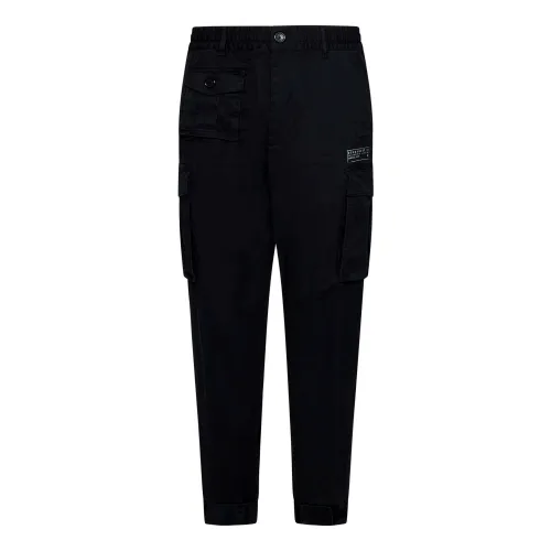 Dsquared2 , Men's Clothing Trousers Black Ss24 ,Black male, Sizes: