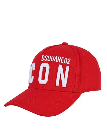 Dsquared2 Mens ICON Cap Red - One