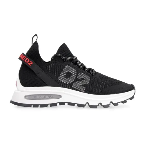 Dsquared2 , Men's Shoes Sneakers Black Ss24 ,Black male, Sizes: