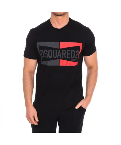Dsquared2 Mens short sleeve T-shirt S71GD0981-S22427 - Black