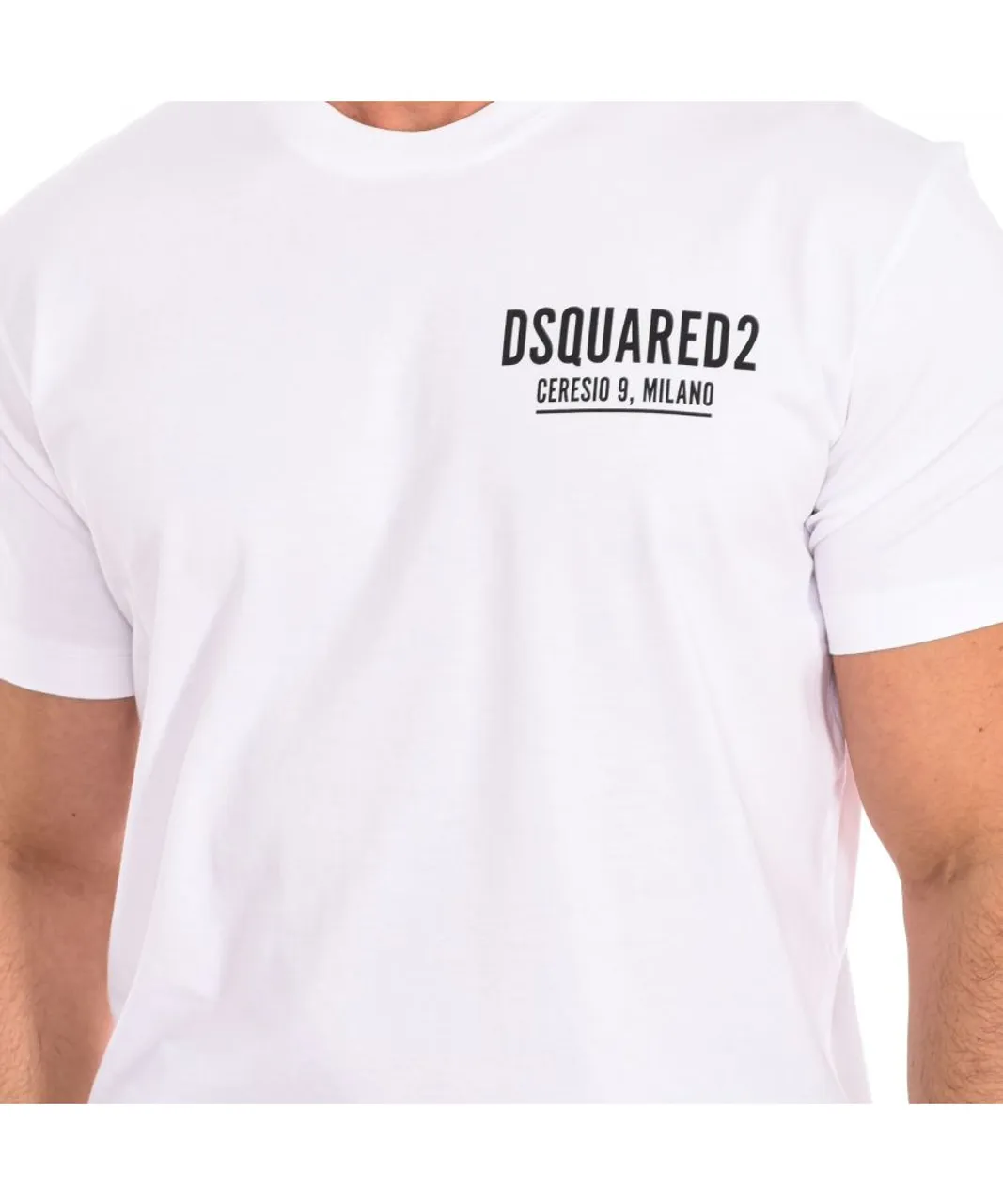 Dsquared2 Mens short sleeve T-shirt S71GD1116-D20014 - White