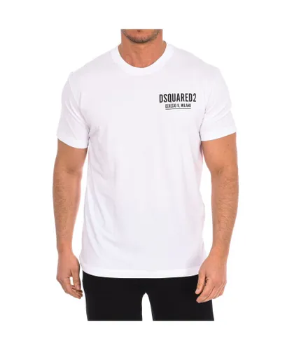 Dsquared2 Mens short sleeve T-shirt S71GD1116-D20014 - White