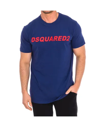 Dsquared2 Mens short sleeve T-shirt S74GD0835-S21600 - Blue