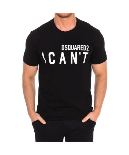 Dsquared2 Mens short sleeve T-shirt S74GD0859-S23009 - Black