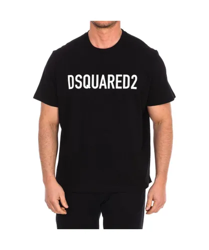 Dsquared2 Mens short sleeve T-shirt S74GD1184-S23009 - Black