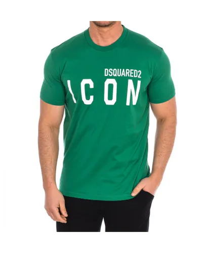 Dsquared2 Mens short sleeve T-shirt S79GC0001-S23009 - Green
