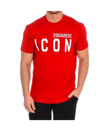 Dsquared2 Mens short sleeve T-shirt S79GC0001-S23009 - Red