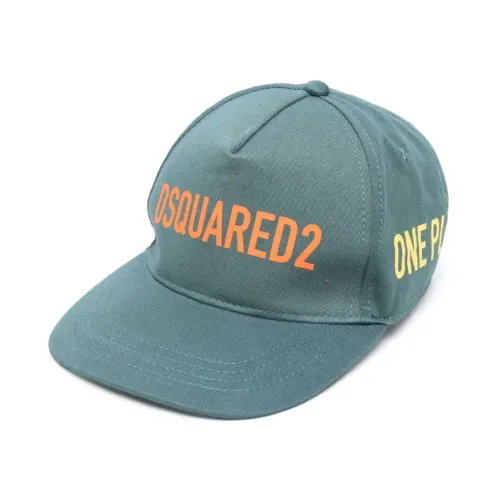 Dsquared2 , One Life Logo Baseball Cap ,Green male, Sizes: ONE