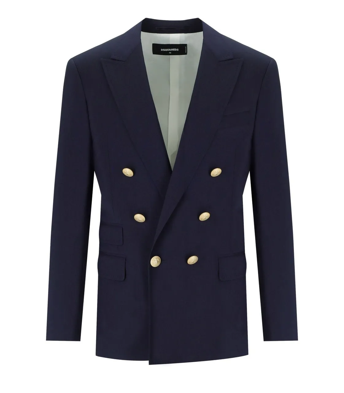 DSQUARED2 PALM BEACH BLUE DOUBLE BREASTED JACKET