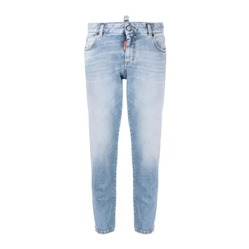 Dsquared2 , Pants 5 pockets ,Blue female, Sizes: