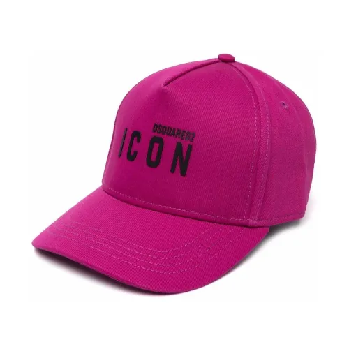 Dsquared2 , Pink Logo Baseball Cap, Fashion-forward Style ,Pink female, Sizes: ONE