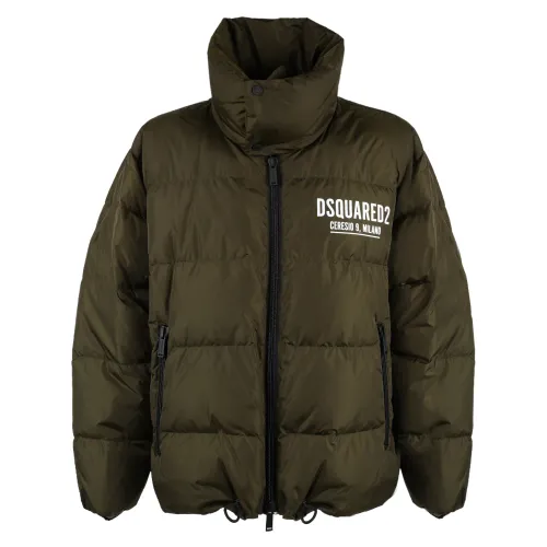 Dsquared2 , Puffer Jacket ,Green male, Sizes: