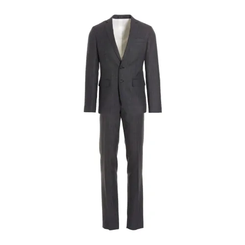 Dsquared2 , Regular Fit Suits ,Gray male, Sizes: