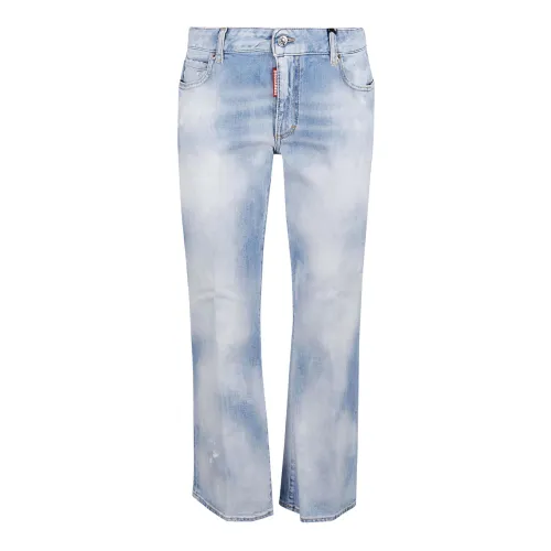 Dsquared2 , Retro Charm Bell Bottom Jeans ,Blue female, Sizes: