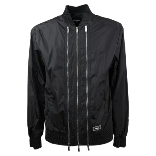 Dsquared2 , S71An0263S49197 Jacket - 900 ,Black male, Sizes: