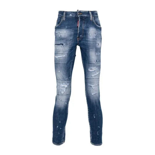 Dsquared2 , Skinny Jeans ,Blue male, Sizes: