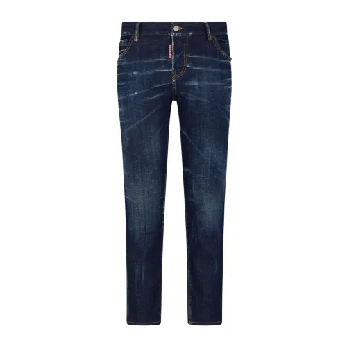 Dsquared2 , Slim Cut Indigo Blue Jeans ,Blue female, Sizes: