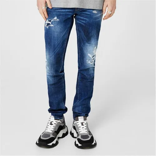 DSQUARED2 Slim Distressed Effect Jeans - Blue