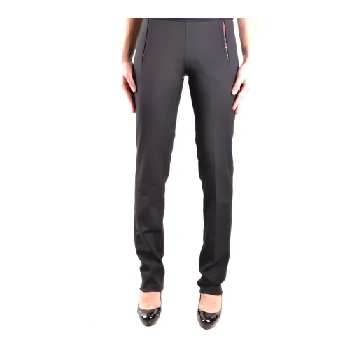 Dsquared2 , Slim-Fit Grey Sports Pants for Women ,Black female, Sizes: