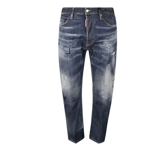 Dsquared2 , Slim-fit Jeans ,Blue male, Sizes: