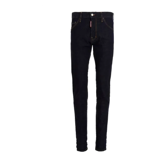 Dsquared2 , Slim-Fit Jeans for Men ,Blue male, Sizes: