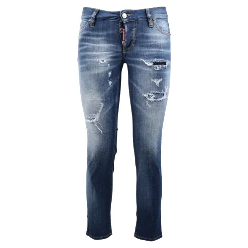 Dsquared2 , Slim-fit Jeans for Women ,Blue female, Sizes:
