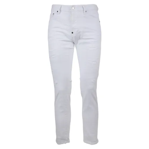 Dsquared2 , Slim-fit Jeans ,White male, Sizes: