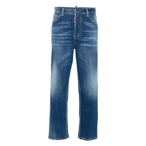 Dsquared2 , Slim Fit Stretch Cotton Jeans ,Blue female, Sizes: