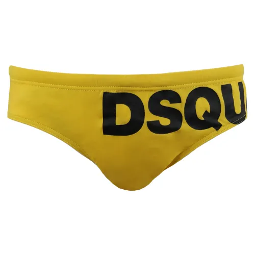 Dsquared2 , Slip Swimsuit ,Yellow male, Sizes: