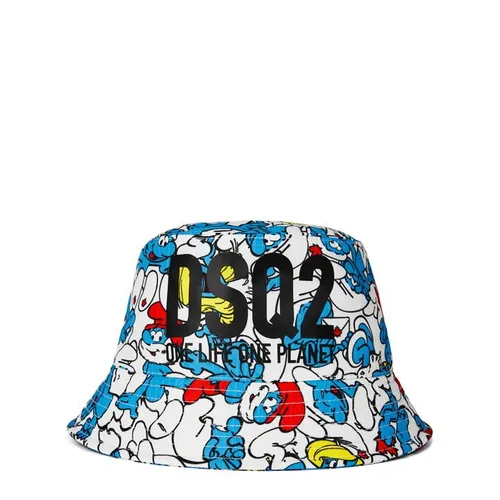 DSQUARED2 Smurf Print Bucket Hat - Multi