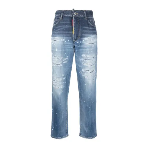 Dsquared2 , Straight Jeans ,Blue female, Sizes: