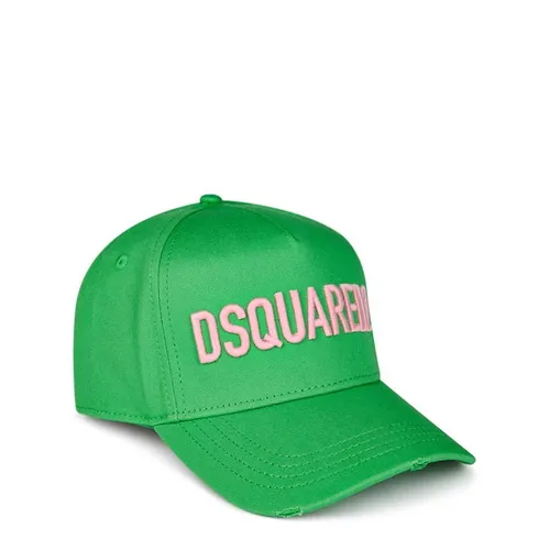 DSQUARED2 Stretch Logo Baseball Cap - Green