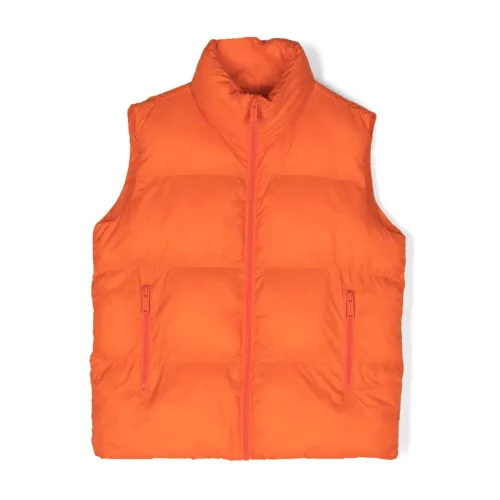 Dsquared2 , Stylish Boy`s Vest for Layering ,Orange male, Sizes: