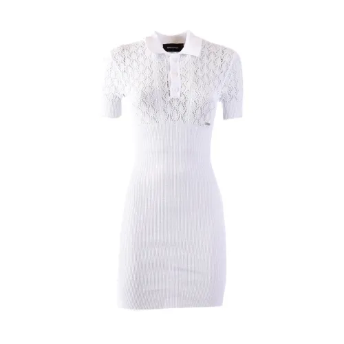 Dsquared2 , Stylish Dresses for Every Occasion ,White female, Sizes: