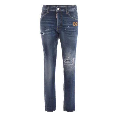 Dsquared2 , Stylish Straight Jeans for Women ,Blue female, Sizes: