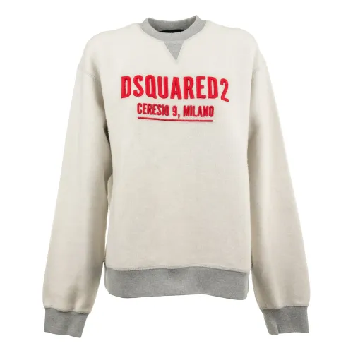 Dsquared2 , Sweatshirts ,Gray female, Sizes: