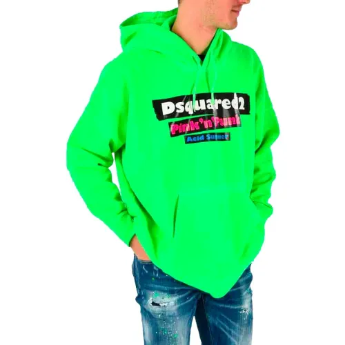 Dsquared2 , Sweatshirts ,Green male, Sizes: