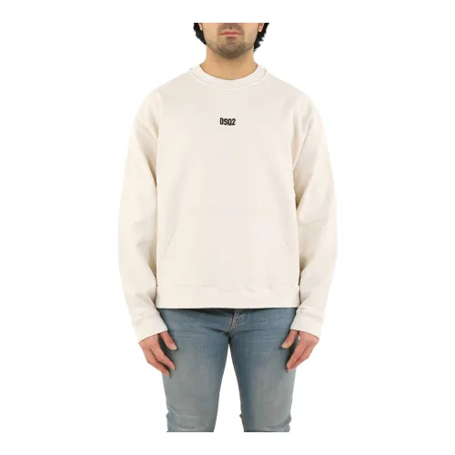 Dsquared2 , Sweatshirts ,White male, Sizes: